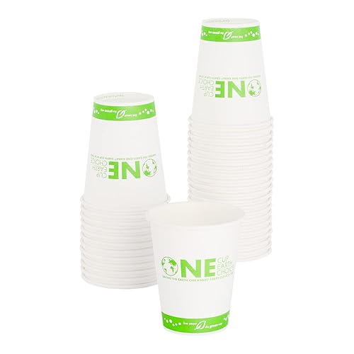 Karat Earth KE-K508 8 oz Eco Print Paper Hot Cup (Case of 1000)