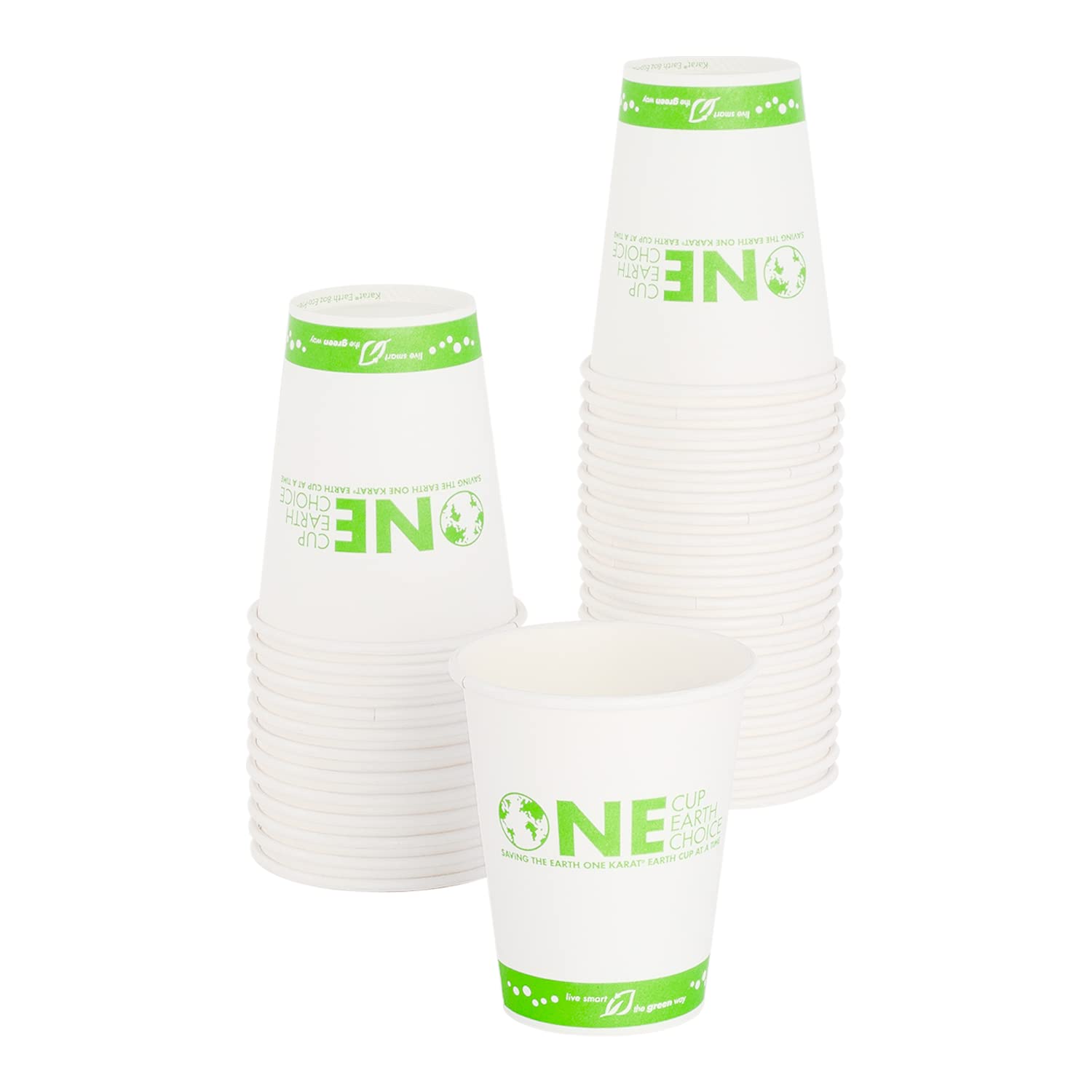 Karat Earth KE-K508 8 oz Eco Print Paper Hot Cup (Case of 1000)
