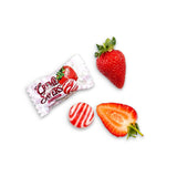 Creme Savers Strawberry & Creme Hard Candy Bulk (1 lb) - Individually Wrapped Pink Candy, Classic Strawberries and Creme Treats for Parties, Candy