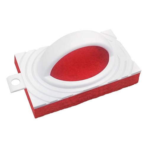 LOLA All Purpose Scrubber, Medium Duty Fiber Pad, Bath and Tile Scrubber, Grip Handle, Multi-Surface Cleaner, 1 Pack
