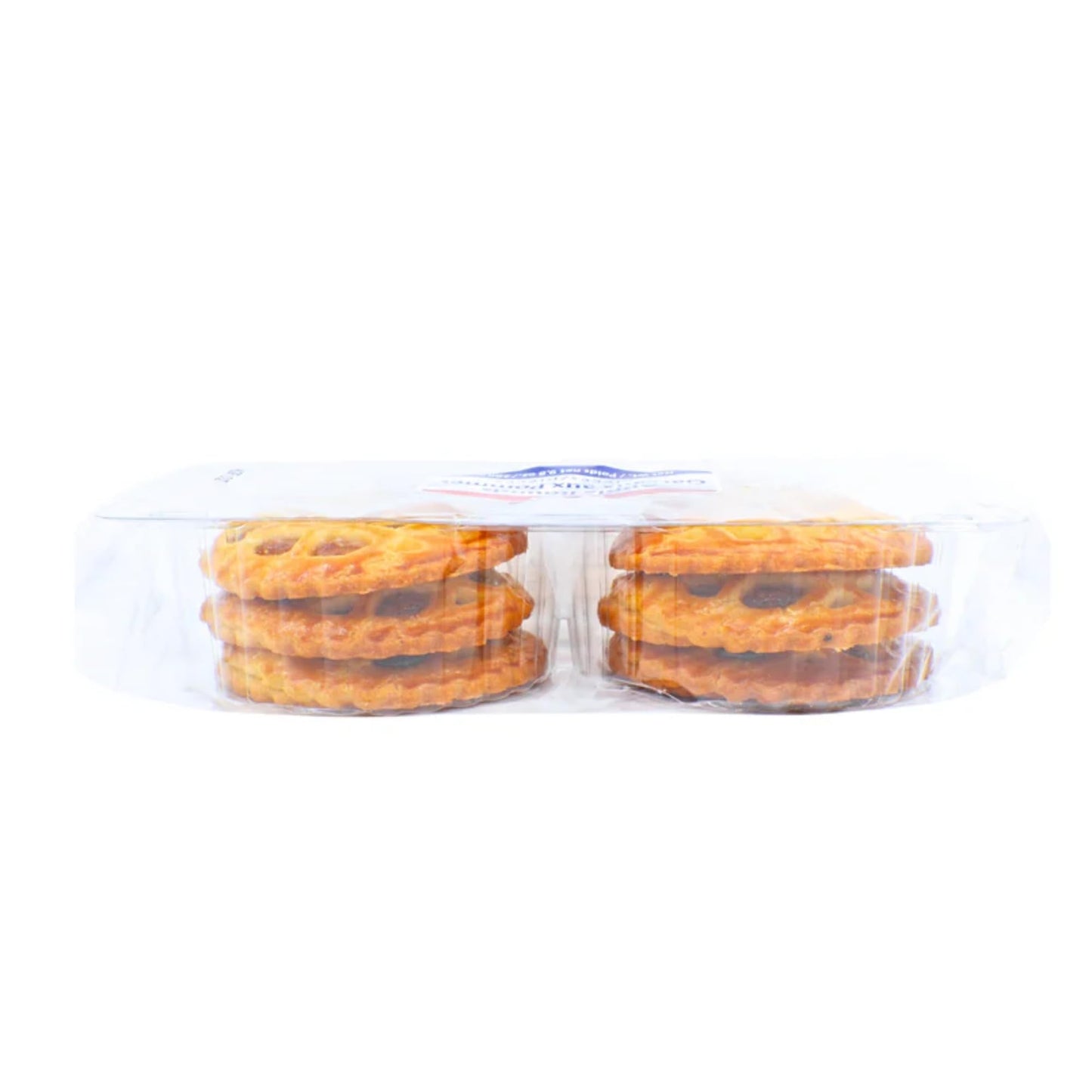 Holland Patisserie Mini Apple Pie Pastry Rounds - Flaky Dutch Apple Pastry with Real Apple Filling Ready to Serve Dessert, 6 Pieces per Pack (4 Pack)