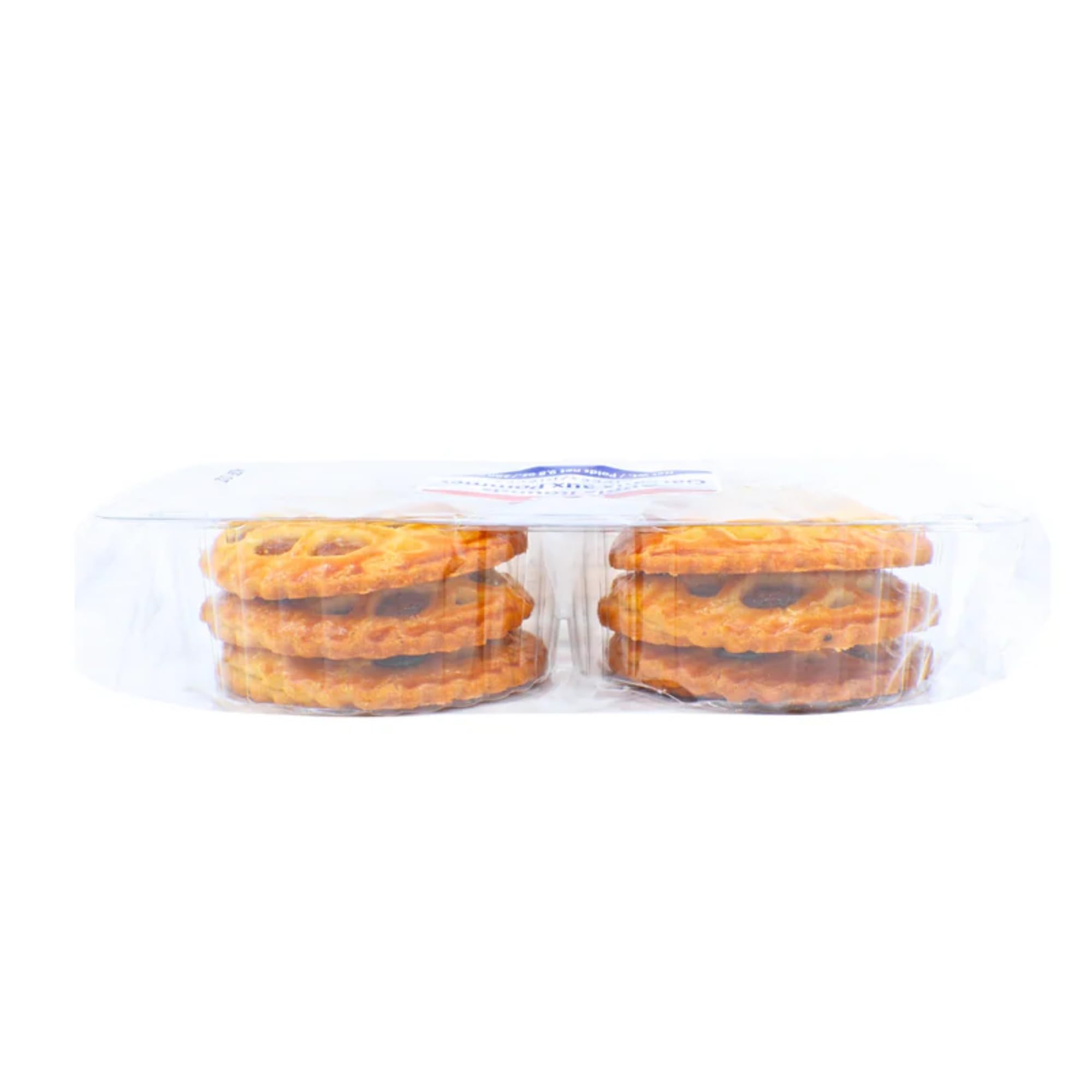 Holland Patisserie Mini Apple Pie Pastry Rounds - Flaky Dutch Apple Pastry with Real Apple Filling Ready to Serve Dessert, 6 Pieces per Pack (4 Pack)