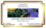 Ginger Lemongrass Chicory Root Tea (Single Serve K-Cup Pods) (12 pods, ZIN: 575476) - 2 Pack