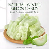 Candied Winter Melon Strips, Rock Sugar Preserved White Gourd, Cantonese Style, 800g, Sealed Jar, Strip Form