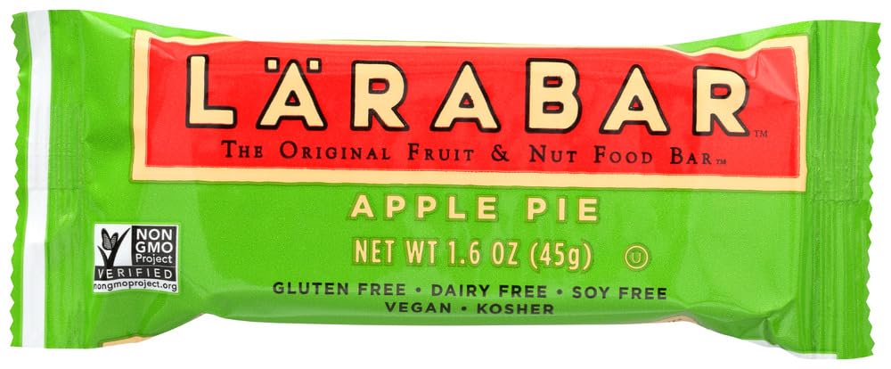 Larabar Gluten Free Snack Bars, Apple Pie, 1.6 Ounce Bars (16 Count) by LÄRABAR