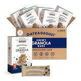 OATRAGEOUS! Chewy Granola Bars, Chocolate Chip Granola Bar Made with Whole Grain Oats for Protein, Healthy Grains and Fiber, Snack or Breakfast Bars