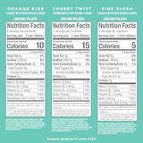 Alani Nu VARIETY PACK CHERRY TWIST, PINK SLUSH, ORANGE KISS Sugar Free, Low Calorie Energy Drinks, 200mg Caffeine, Biotin B Vitamins, Zero Sugar, 10