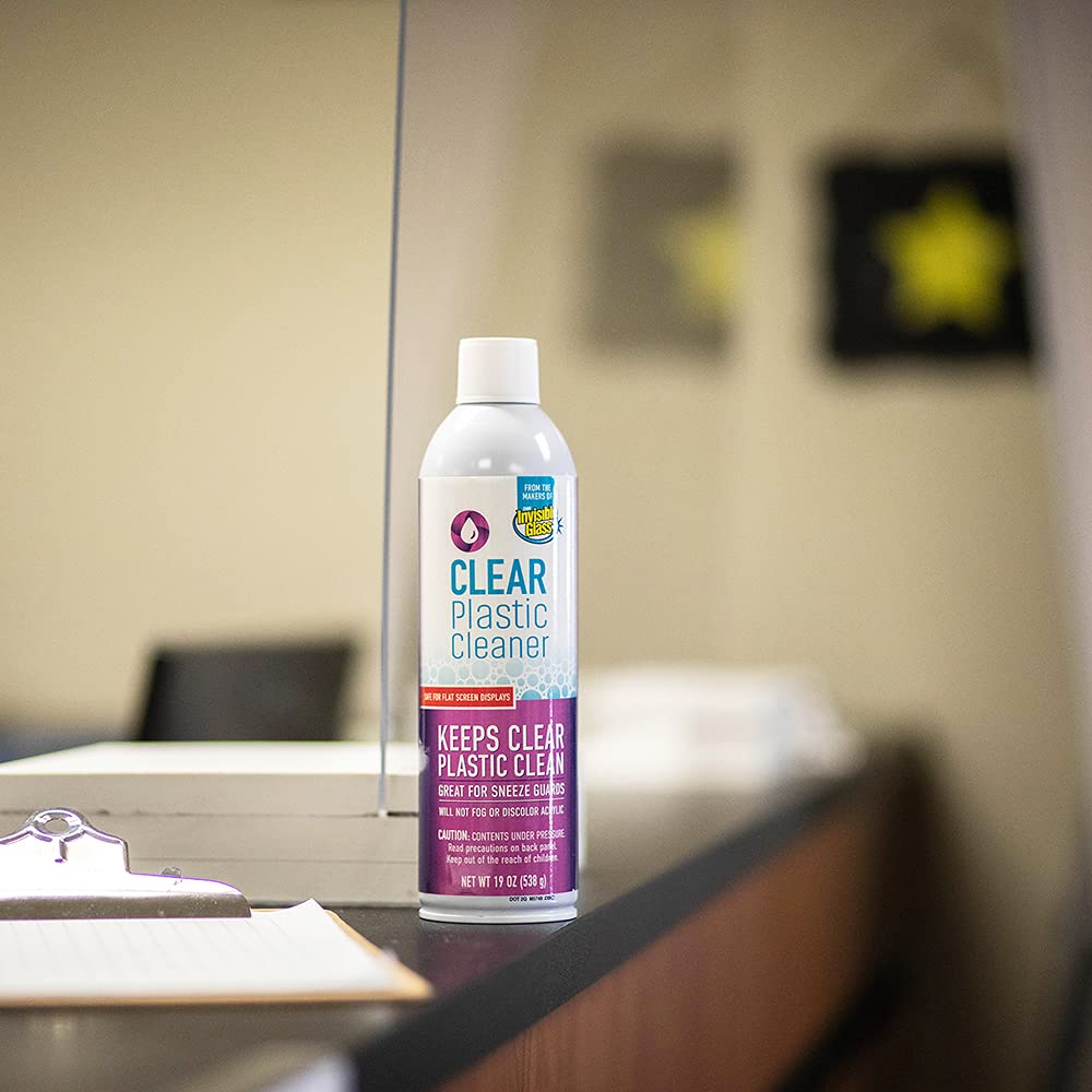 Invisible Glass 91014 Clear Plastic Cleaner - Cleans and Protects Plastic on Electronics, Appliances, Eyewear, Cars, Trucks, RVs, Boats & More, Helps