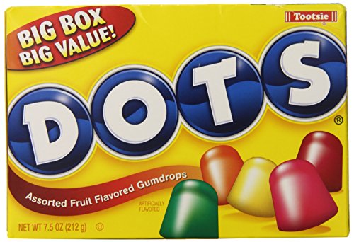 Tootsie Dots Assorted Flavors, 7.5oz Theater Box
