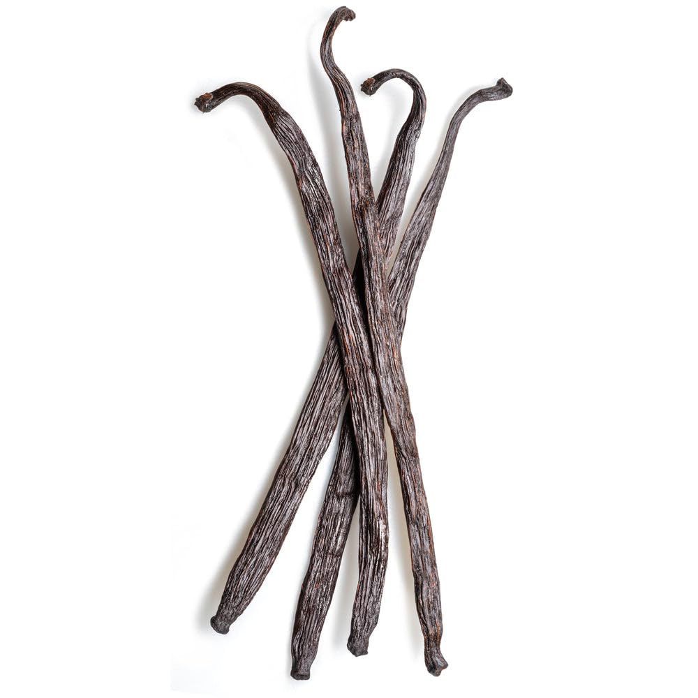 4 oz Burundi Vanilla Beans Whole Grade A Vanilla Pods for Homemade Vanilla Extract, Baking, Ice Cream, Flavoring, & Vanilla Powder