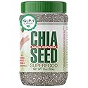 Sanar Naturals Chia Seeds | High Fiber, Omega 3 Superfood for Smoothies Oatmeal & Baking | Raw Black Chia Seeds, GLP-1 Support, Vegan, Non GMO, Gluten