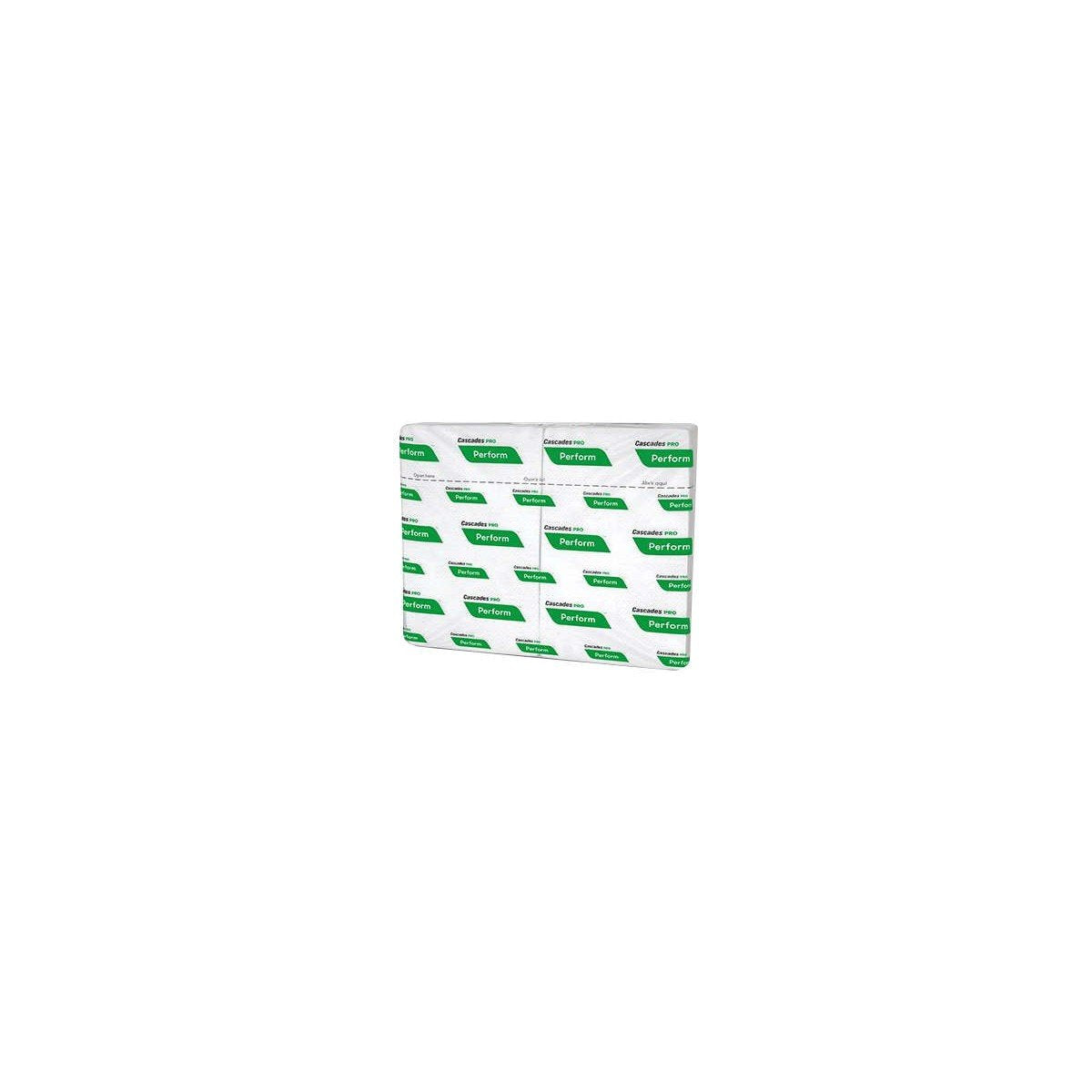 Cascades PRO Perform Dinner Napkins - Interfold 1-Ply Disposable Napkins - Compatible with Tandem C4 Dispensers - 376 Napkins/Pack, 16 Packs/Case