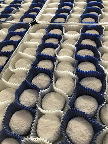 Kourambiedes Hand Made Traditional Greek Holiday Cookies (16 oz)