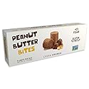 PASOKIN | Cocoa Crunch Natural Peanut Butter Bites | Gluten Free, Vegan, Protein Snack | Crunchy and Creamy | Chocolate Pacoca Made in USA, 6 Boxes
