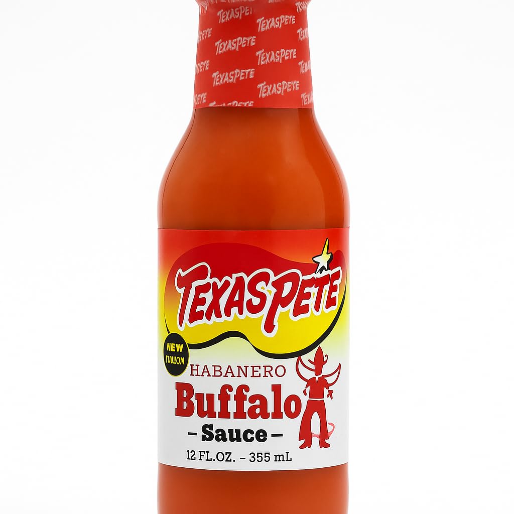 Texas Pete, Habanero Buffalo Sauce, 12 Fl Oz