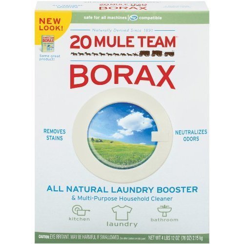 Twenty Mule Team Natural Laundry Booster & Multi-Purpose Cleaner, 65 Ounces (Pack of 2)
