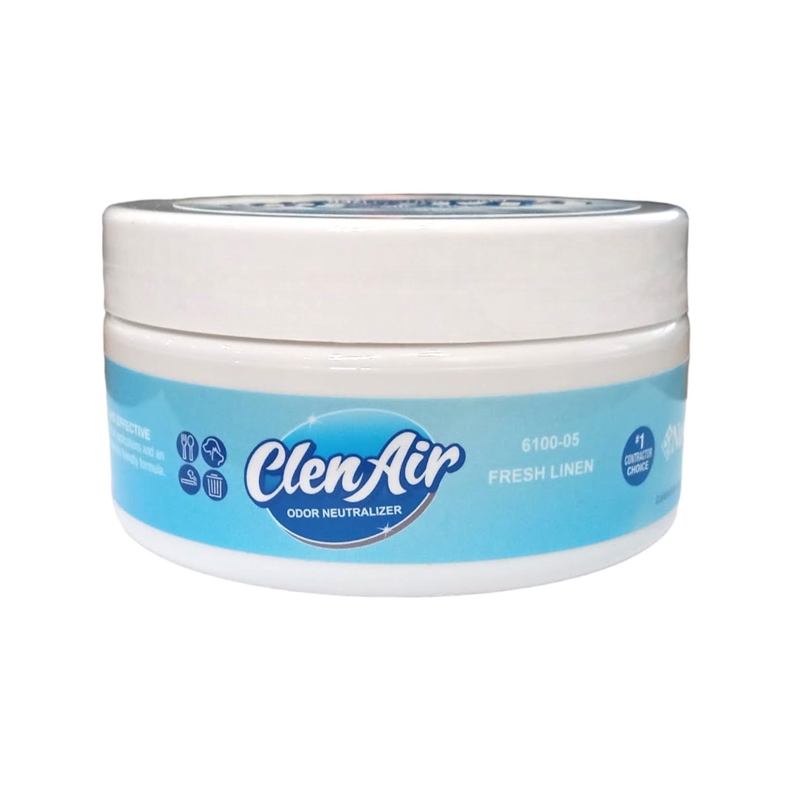 Nu-Calgon ClenAir 6100-05 Original Fresh Linen Odor Neutralizer 1/2 Pound Tub Made in the USA