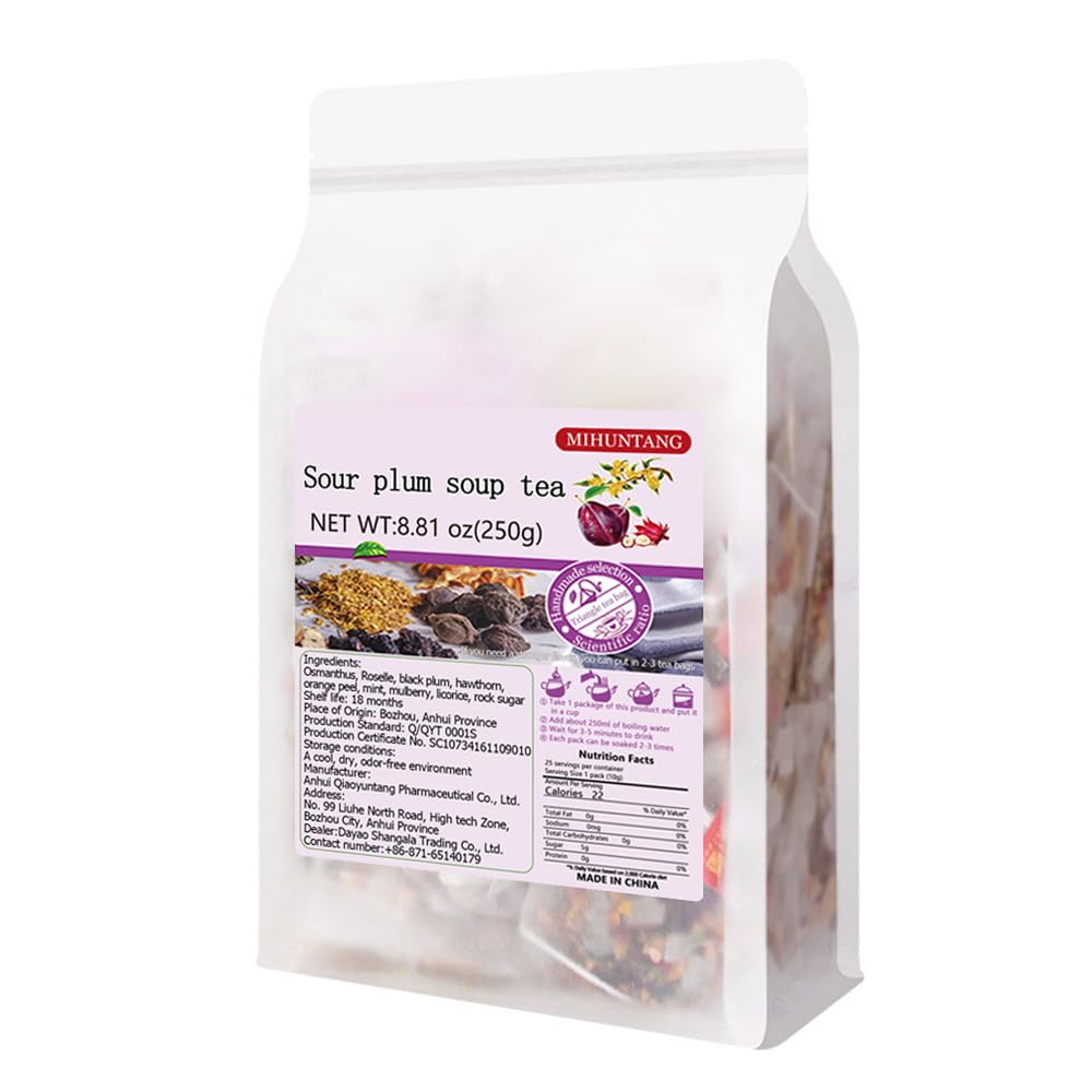 Sour plum soup bag tea 8.81oz Instant drink Sour sweet and delicious ??????250g