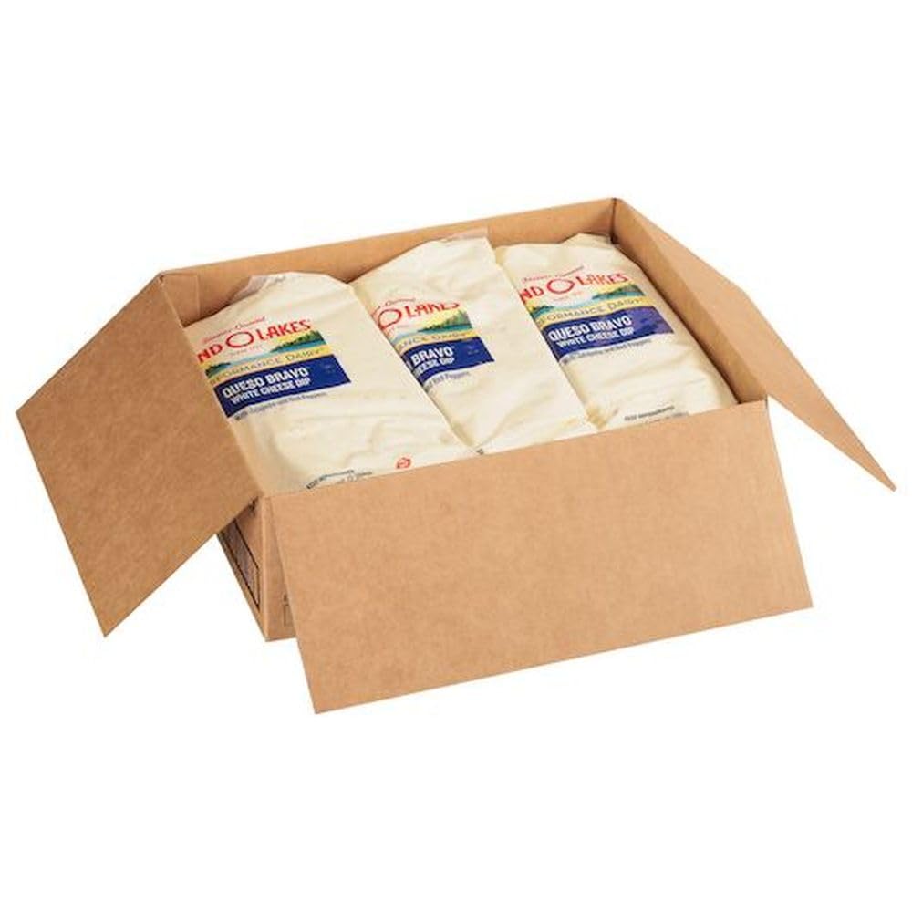 Land O Lakes Queso Bravo White Cheese Dip, 5 Pound -- 6 per case.