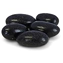 Black Jordan Almonds by Its Delish, 2 LBS Bulk | Sugared Almond Nut with Sweet Hard Candy Coating - Bulk Wedding Favors, Bridal and Baby Showers