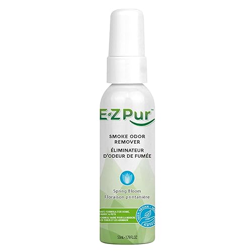 Prelam E-Z Pur Smoke Odor Remover - Perfectly Eliminates Strong Smell - Leaves Behind Fresh and Clean Scents - Safe for People and Pets - Travel