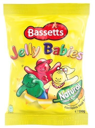 Bassetts Jelly Babies 190g Bag x2-set of 2
