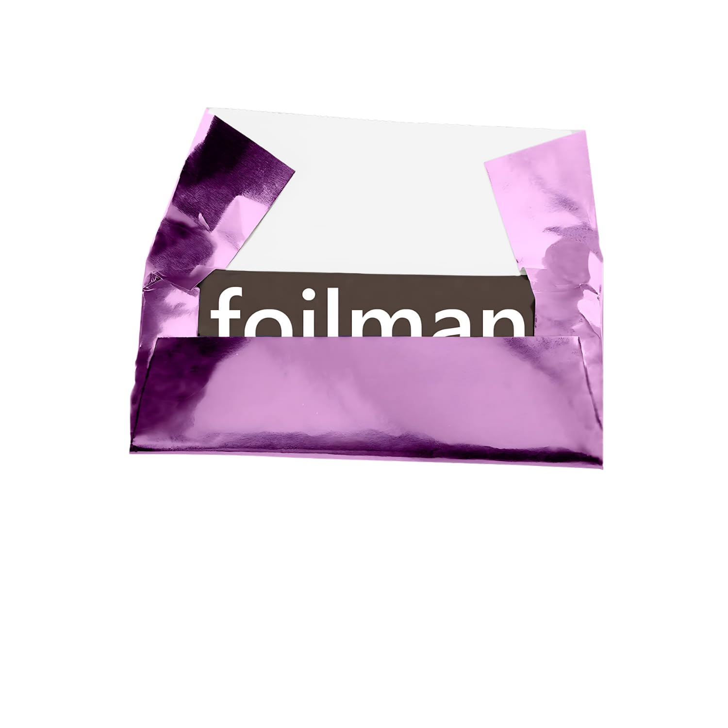 Foil Wrapper "LAVENDER" 6" X 7.5" For 1.55Oz Chocolate Bar Over Wrap 100 pack
