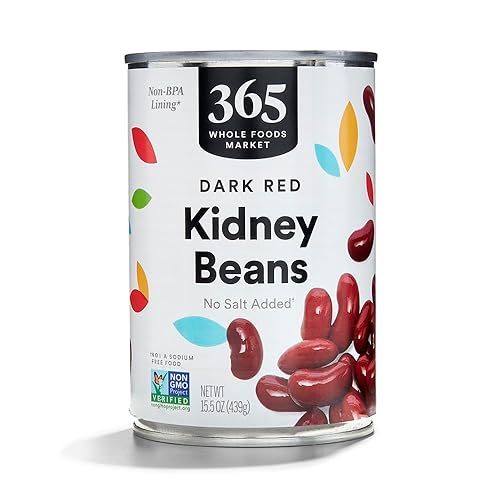 365 by Whole Foods Market, Dark Red Kidney Beans, No Salt Added, 15.5 oz