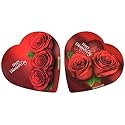 Pack of 2 Assorted Elmer Chocolates (Made in USA) in Heart-Shaped Boxes, 2 oz. Perfect for Valentine's Day Gifts! (3 Roses & 2 Roses)