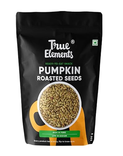 True Elements Roasted Pumpkin Seeds, 500g