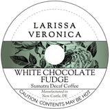 White Chocolate Fudge Sumatra Decaf Coffee (Single Serve K-Cup Pods) (Gourmet, Naturally Flavored, Whole Coffee Beans) (12 pods, ZIN: 577486) - 2 Pack