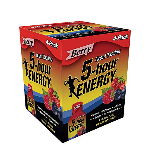 5 Hour Energy Berry Drink, 7.72 Fluid Ounce -- 48 per case.