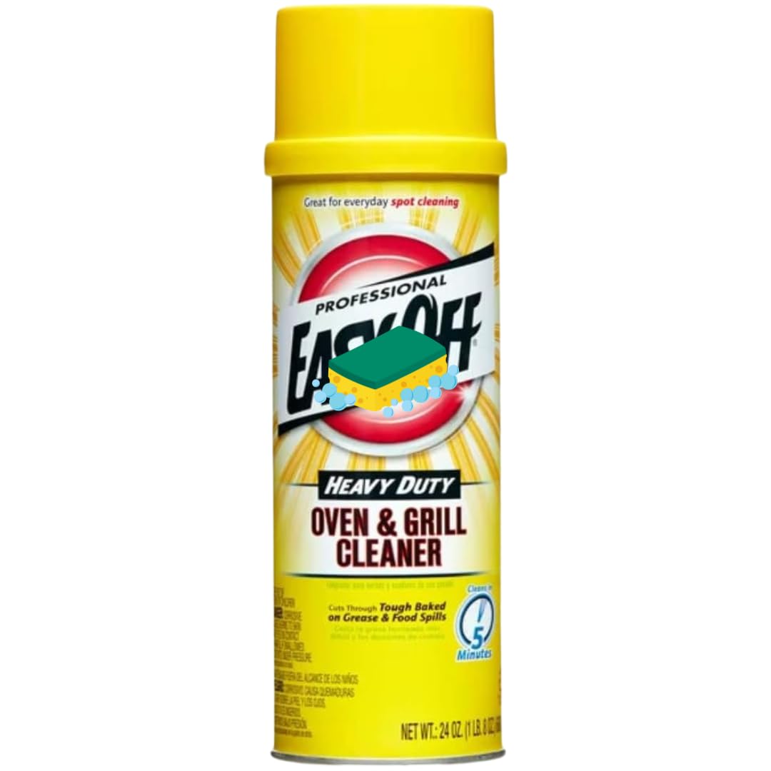 LiteZout Easy-Off Professional Oven & Grill Cleaner, 24oz cans (2 pack)