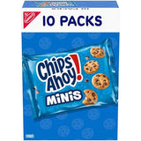 CHIPS AHOY! Mini Original Chocolate Chip Cookies, 10 Snack Packs