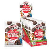 Lenny & Larry's The Complete Crunchy Cookie, Double Chocolate, 6g Plant Protein, Vegan, Non-GMO, 1.25 Ounce Pouch (Pack of 12)