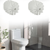 4Pcs Toilet Bowl Brush Replacement Head, Universal Toilet Brush Head Replacement, Ball Shaped Toilet Brushes Heads, for Home Hotel Bathroom Cleaning