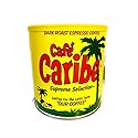 Cafe Caribe Dark Roast Espresso Coffee in 36 Oz Can, Brown