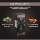 ORGANO 4 Boxes Gourmet Black Coffee, 100% Certified Ganoderma Lucidum (120 Sachets)