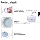 2 Pcs Blue Sink Plunger,Bathroom Small Drain Plunger Portable Kitchen Sink Drains Suction Cup Liquid Plumber Clog Remover Easy To Unclog,Drain