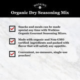 Watkins Organic Gourmet Seasoning Mix, Mild Chili, 1.25 Oz. Pouch, 1 Count