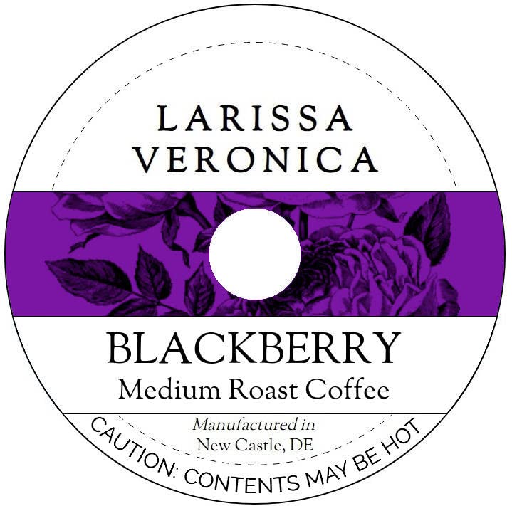 Blackberry Medium Roast Coffee (Single Serve K-Cup Pods) (Gourmet, Naturally Flavored, Whole Coffee Beans) (12 pods, ZIN: 571432) - 3 Pack