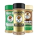 Dan-O’s SPG Tri-O, Original & Cheesoning Variety Pack - 3 Bottles - Salt Pepper Garlic, All Purpose & Parmesan Seasoning Bundle