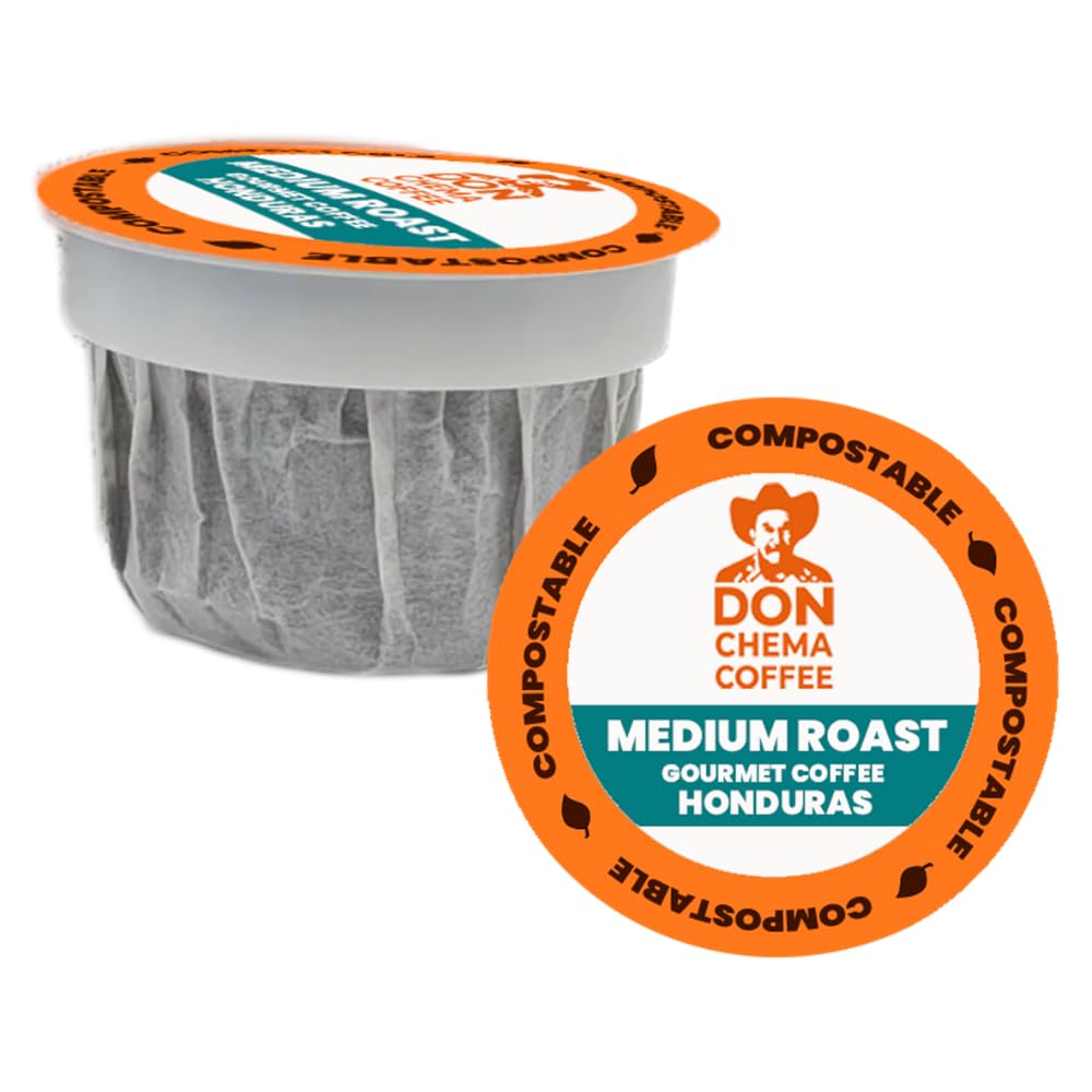 Don Chema San Francisco Selection - Gourmet Honduran Medium Roast Coffee - Single Serve Coffee Pods - Notes of Sweetness, Chocolate and Citrus