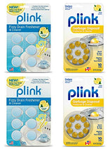 Plink Fizzy Drain Freshener and Cleaner 2-Pack and Garbage Dispoal Freshener 2-Pack