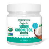 Amazon Grocery, Organic Virgin Coconut Oil, 15 Fl Oz