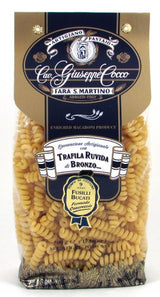 Giuseppe Cocco (6 pack) Fusilli Bucati Pasta hand-made slow dried in 500g bags from Italy
