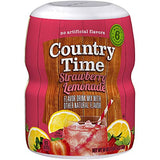 Country Time Strawberry Lemonade Drink Mix, 18 Ounce (Pack of 6)