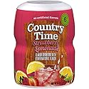 Country Time Strawberry Lemonade Drink Mix, 18 Ounce (Pack of 6)
