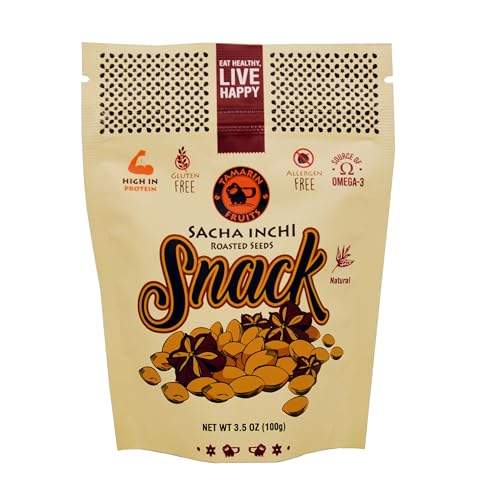 Tamarin Fruits Sacha Inchi Seed Snack, 100g, Natural, Organic, Premium Quality, Keto, Paleo, Vegan Friendly