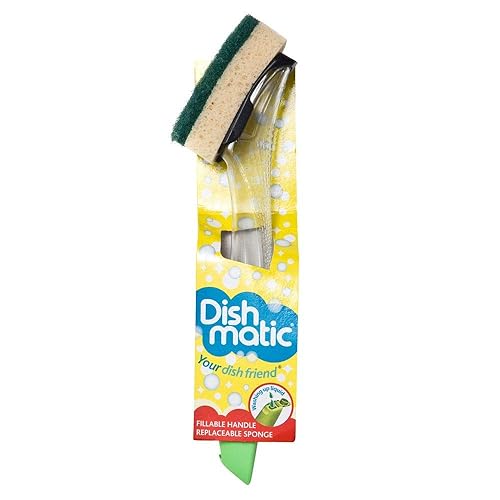 The Dishmatic Washing Up Brush Plus Heavy Duty Sponge